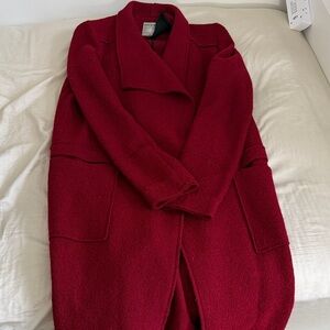 Zara Trafaluc Burgundy Outerwear